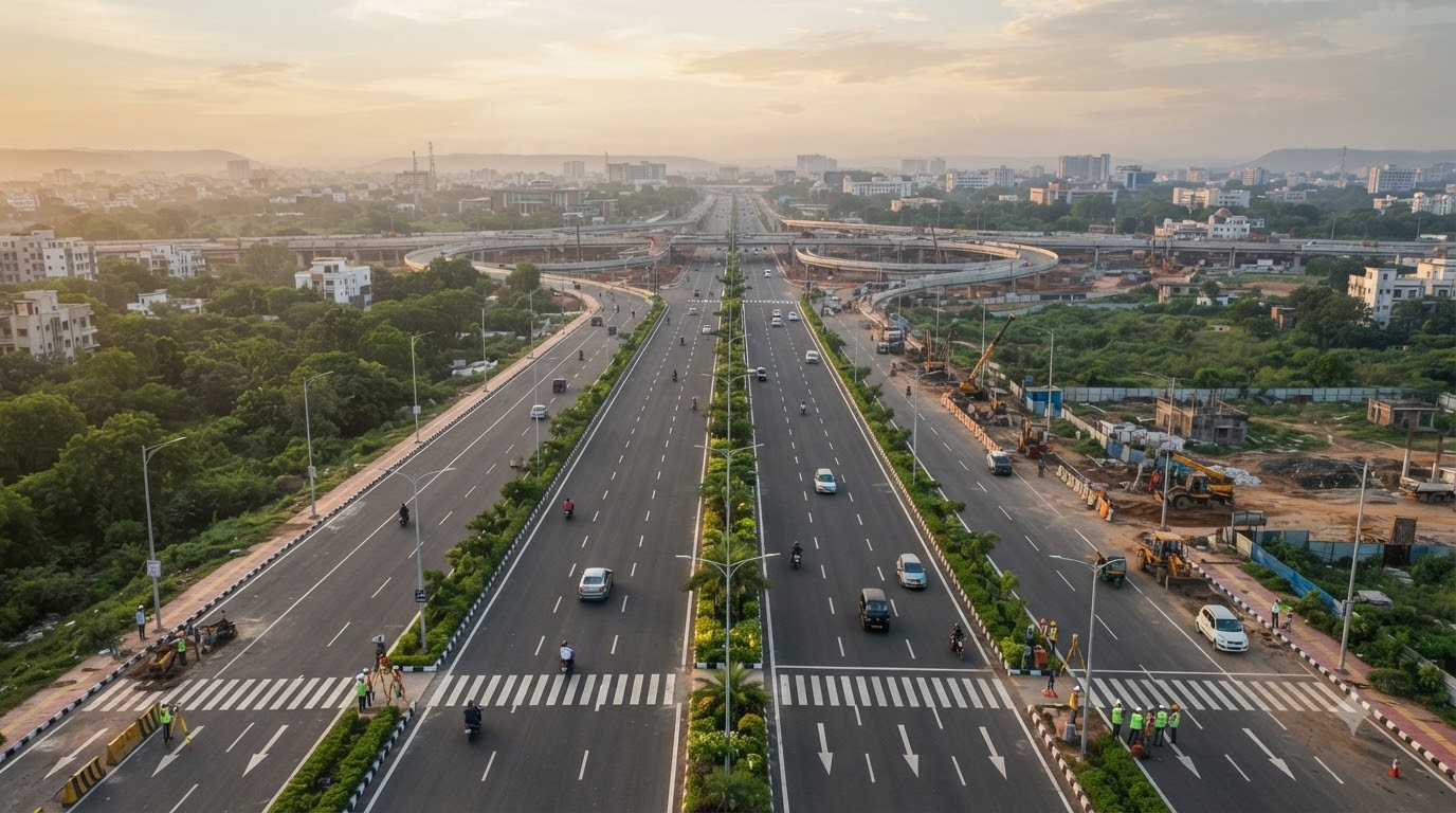 Ranchi is moving ahead with a major road infrastructure upgrade as work begins on what is planned to become Jharkhand’s first 10-lane smart road. The project involves a ₹177 crore contract awarded to West Bengal-based Ram Chandra Pal.