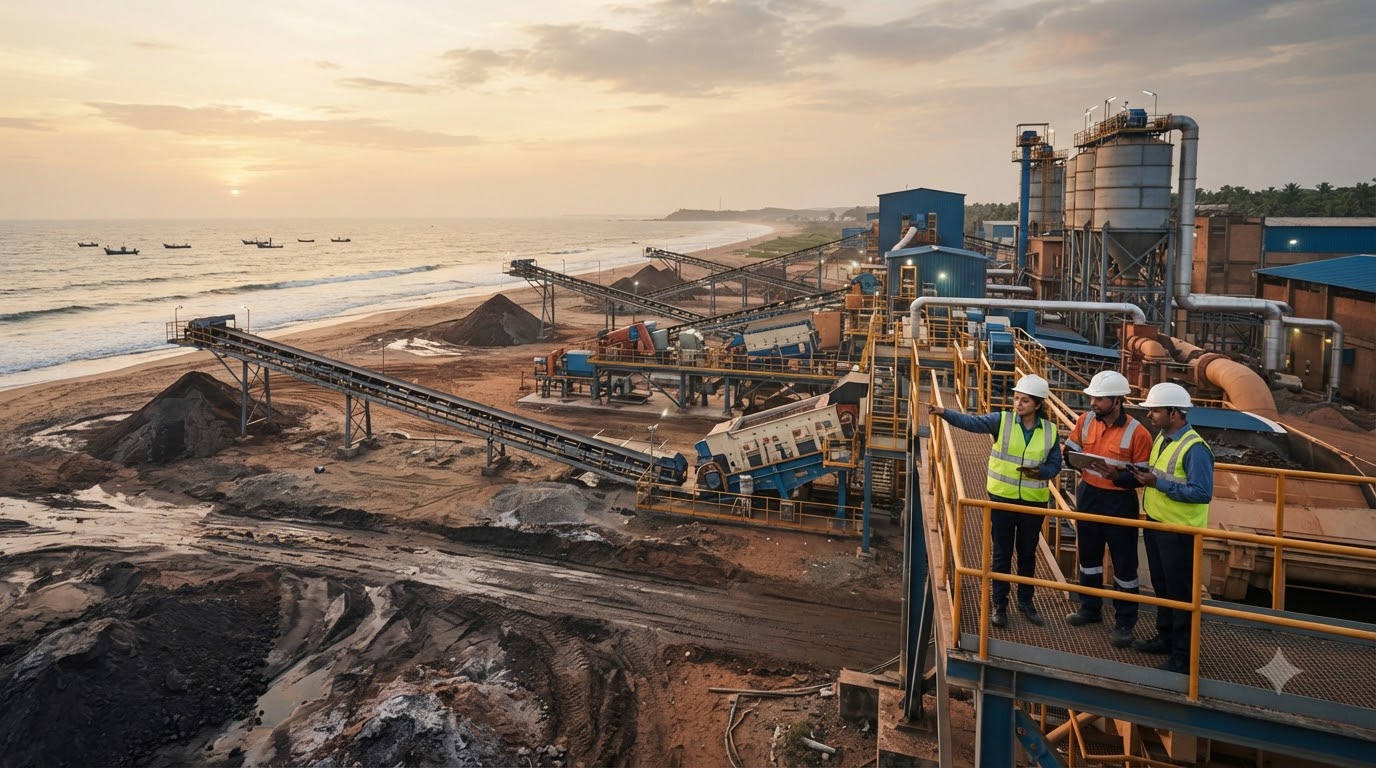 Andhra Pradesh Eyes Higher Value From Beach Sand Minerals With Advanced Technology