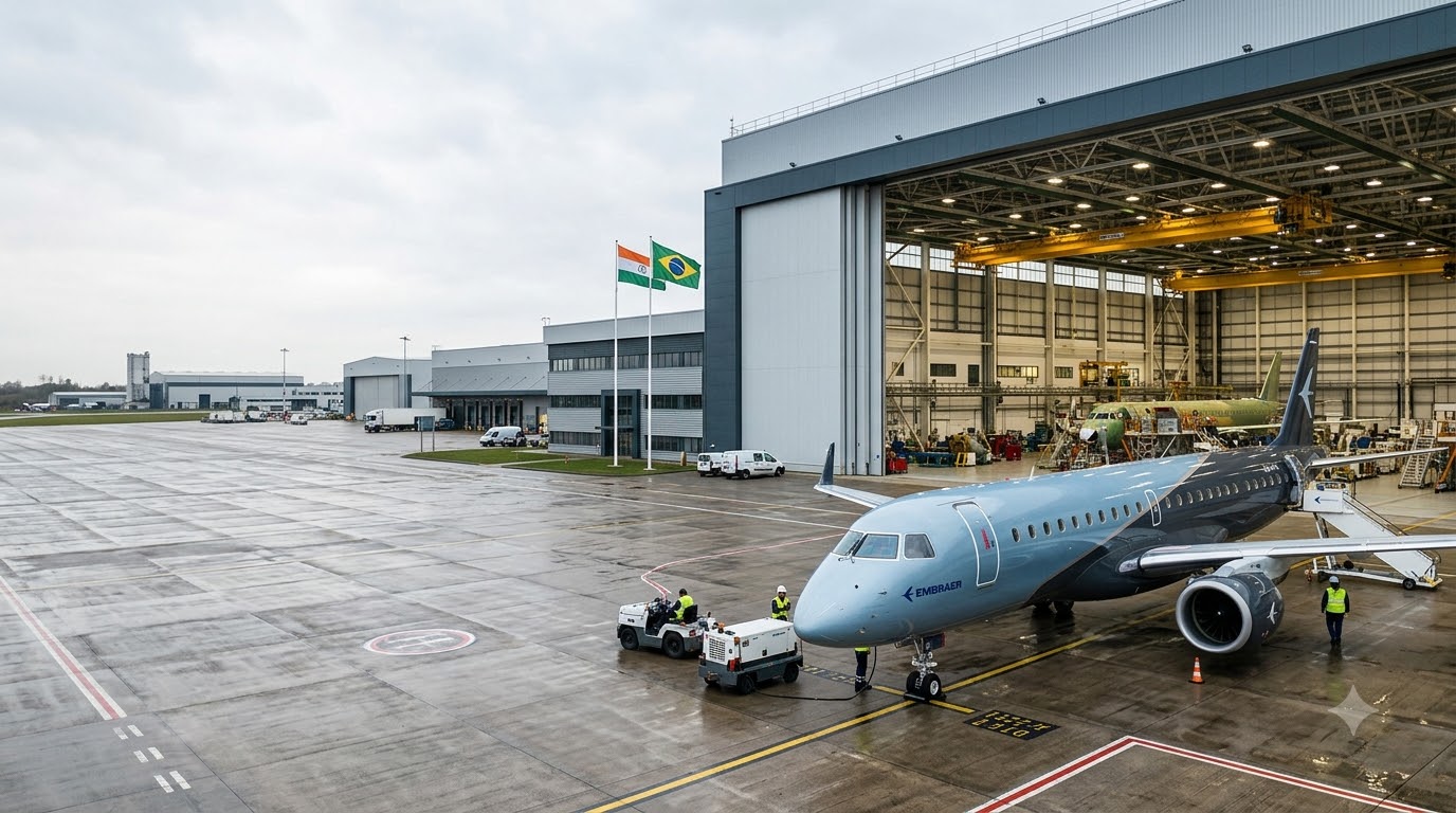 Embraer Moves to Secure Majority Stake in Mahindra-Linked Aerospace Business