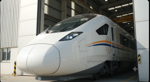 India's first indigenously manufactured high-speed trainset is moving toward trials on the Mumbai–Ahmedabad corridor in 2027.